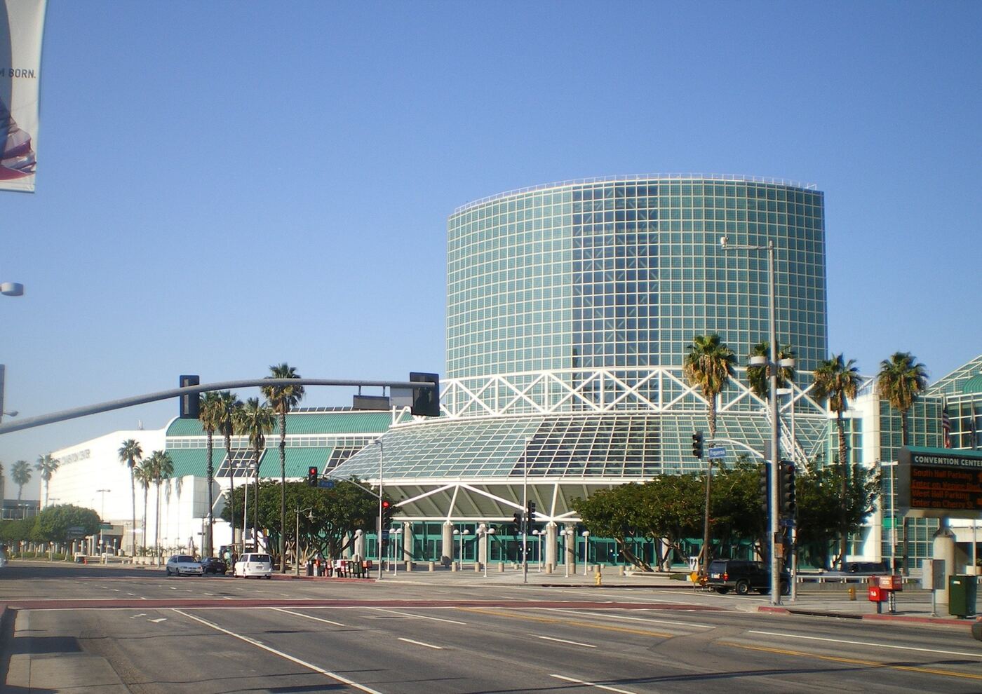 Exterior of the Los Angeles Convention Center, the announced fencing venue for the LA 2028 Olympics