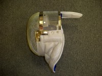 Sabre fencing mask