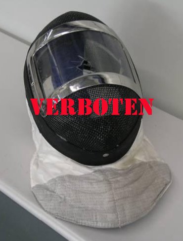 Visor Foil Mask Banned Visor Foil mask banned by FIE