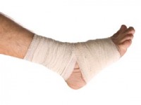 ankle-wrapped