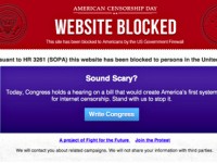 SOPA will censor websites across the Web.