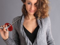Elisa Di Francisca holds the #1 world ranking in Women's Foil. She's also a model, as you can see in her official site.
