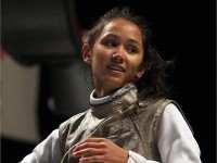 Lee Kiefer at the 2012 Fencing Masters event