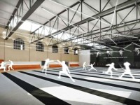 This is what the new practice room for the UPenn fencing team could look like once the gym reopens in the fall of 2013.