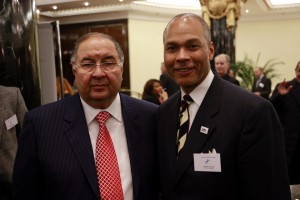 Alisher Usmanov with Donald Anthony, Jr. at the FIE Congress in Moscow. Photo: S.Timacheff