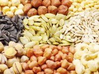 Nuts and seeds make for a good between-round snack.