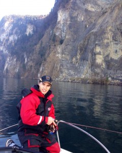 Max Heinzer, practicing his favorite leisure activity of fishing. Photo Credit: Max Heinzer Official FB Page.