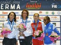 Medalists for 2014 Torino Womens Foil Grand Prix