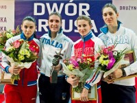 Medalists for 2016 Gdansk Womens Foil World Cup - Photo via FIE
